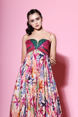 Mahima Mahajan- Printed Maxi Dress - Image 2