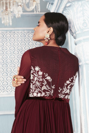 Mahima Mahajan- Matka silk anarkali - Image 3