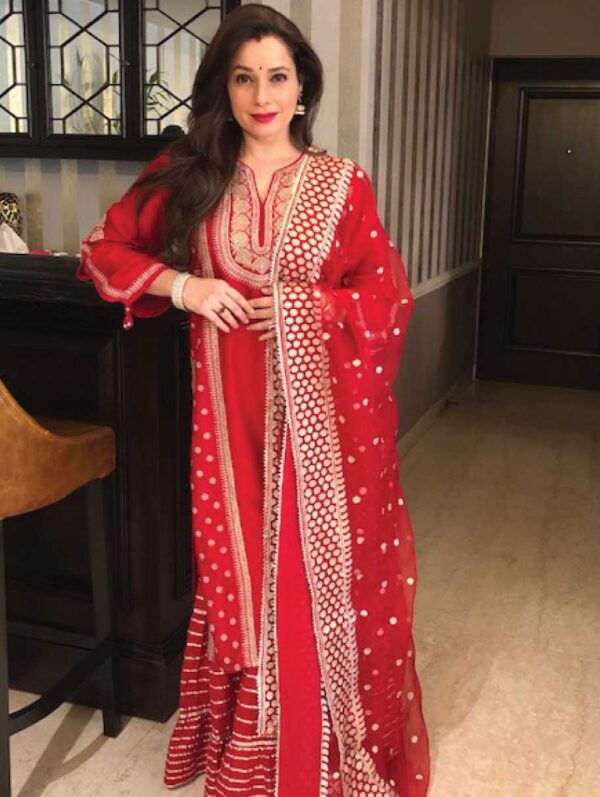 Gopi Vaid- Dots Sharara Set