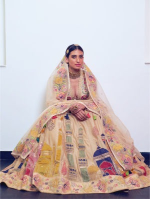 RAR - Beige Lehenga Set - Image 2