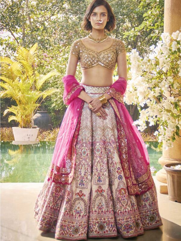 Jade - Embroidered Lehenga Set