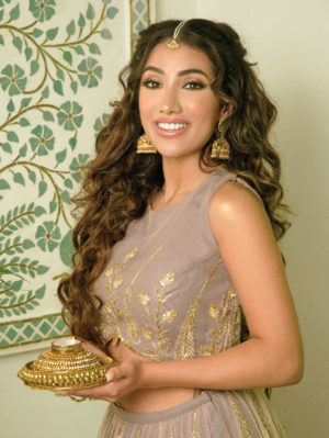 Payal Singhal - Ruby Blush Colour Net with Ash Grey Colour Organza Choli and Lehenga - Image 6