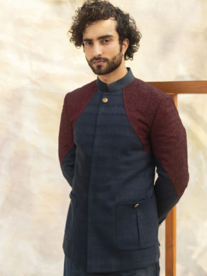 Jatin Malik - Color block bandh gala - Image 3