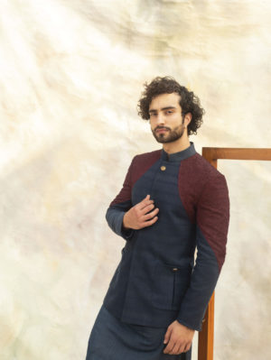 Jatin Malik - Color block bandh gala - Image 2
