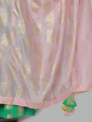 HOUSE OF MASABA - GREEN COMB LEHENGA SET - Image 2