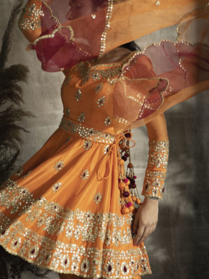 Rachit Khanna - Orange Anarkali - Image 2