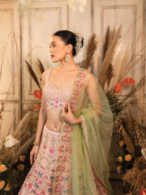 Chamee & Palak - Sania Lehenga - Image 4