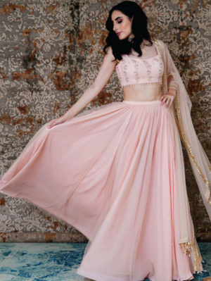 Simrat Marwah - PINK ONYX LEHENGA - Image 2