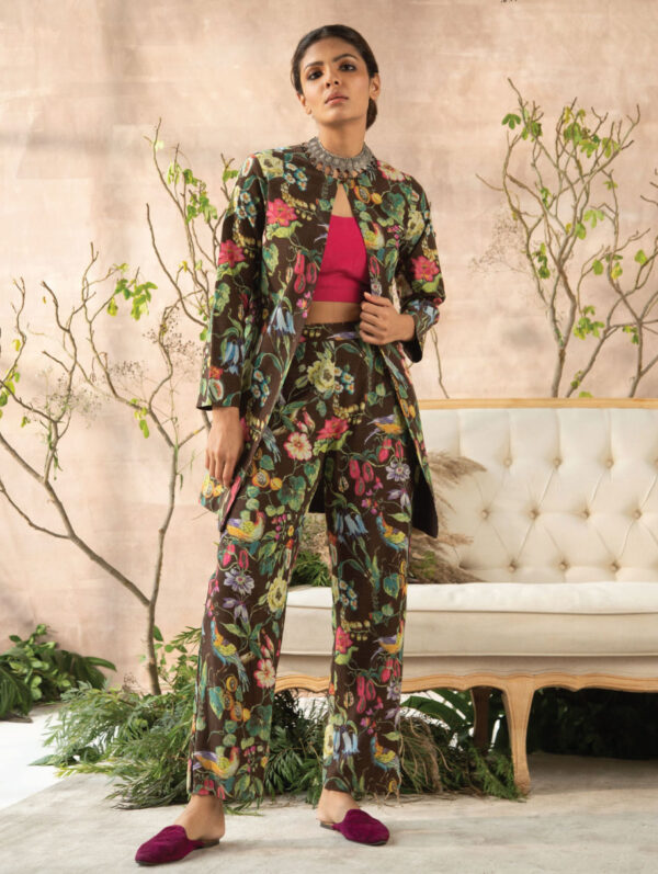 Kalista - Multi Colored Dahlia Coordinated Set