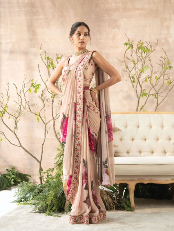 Kalista - Blush Printed Lavanya handrafted Saree