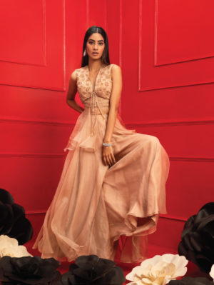 Mahima Mahajan - Khilna Crop Top Palazzo Set - Image 3