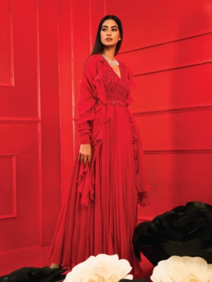 Mahima Mahajan -Kiara Anarkali Set - Image 3