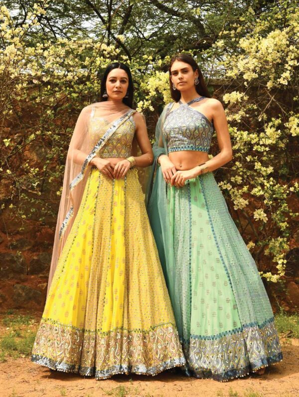 SURBHI GUPTA – GREEN LEHENGA SET