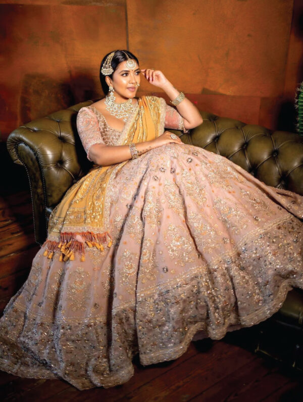Payal Keyal - Nude Pink Lehenga Set