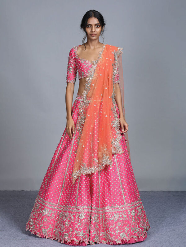 ANUSHREE REDDY – Noora Rawsilk Lehenga