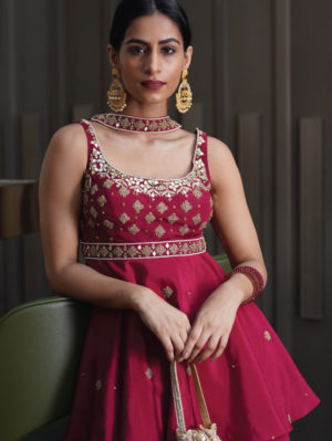 RASHIKA SHARMA- Aaisha Pepum Kurta and Sharara Set - Image 3