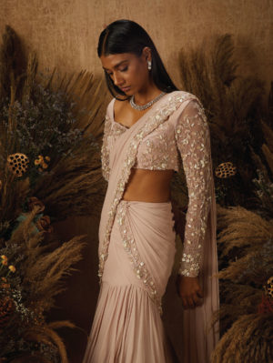 SHLOKA KHIALANI - CELCI SAREE SET - Image 4