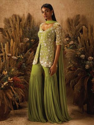 SHLOKA KHIALANI – MIRA SHARARA SET - Image 2