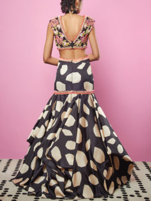 PAPA DON’T PREACH- Multicolor Lehenga Set - Image 2