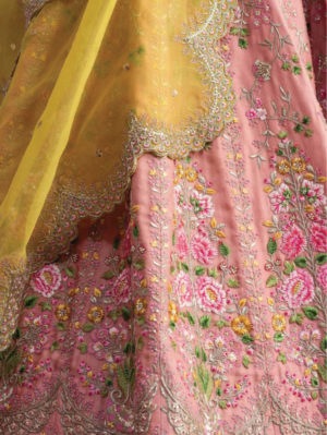 Anushree Reddy - Rose pink lehenga set - Image 2