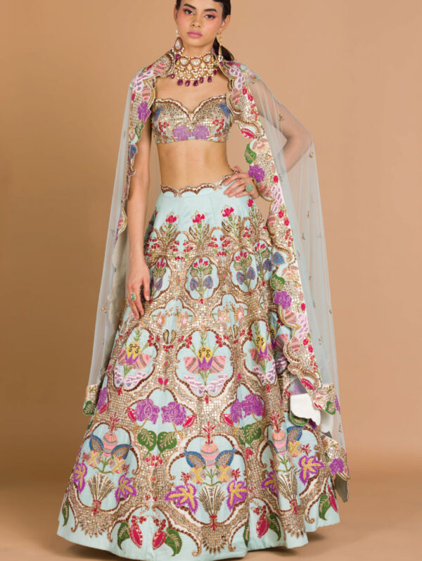 AISHA RAO- Ivory Lehenga