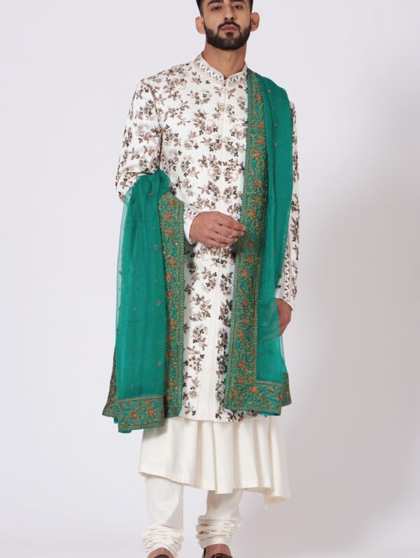 JATIN MALIK – Fleur Bloom Sherwani