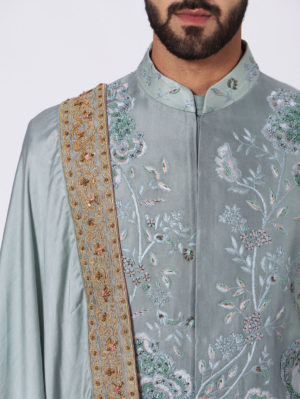 JATIN MALIK – Ice Age Sherwani - Image 5