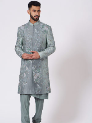 JATIN MALIK – Ice Age Sherwani - Image 3