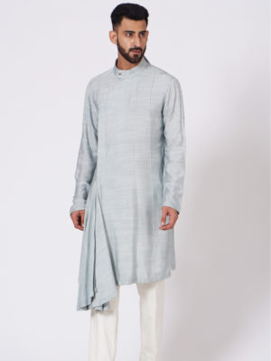 JATIN MALIK – Icy Haze Sherwani - Image 3