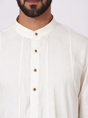 JATIN MALIK – Ivory Anarkali Kurta set - Image 2