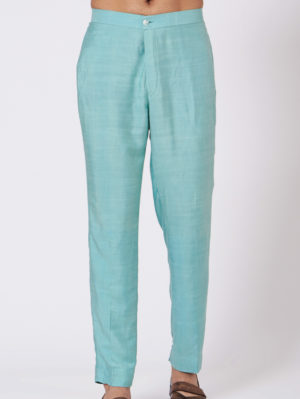 JATIN MALIK – The Pool Blue Kurta Set - Image 4