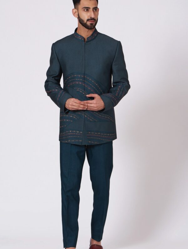 JATIN MALIK – The Teal Vale Bandhgala