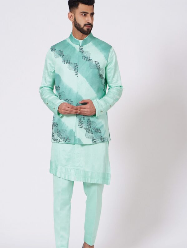 JATIN MALIK – Whirlpool Nehru Jacket Kurta Set