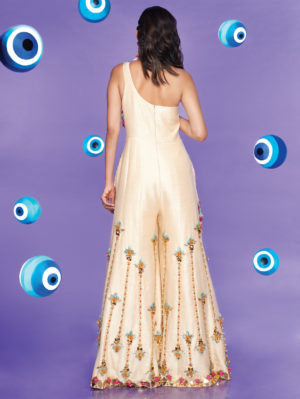 PAPA DON’T PREACH- Ivory 'Bout Me Jumpsuit - Image 2