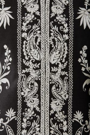 Seema Gujral- Black & White Sherwani Set - Image 2