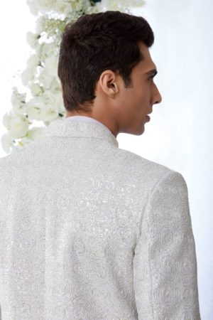 Seema Gujral- Mauve Sherwani Set - Image 7