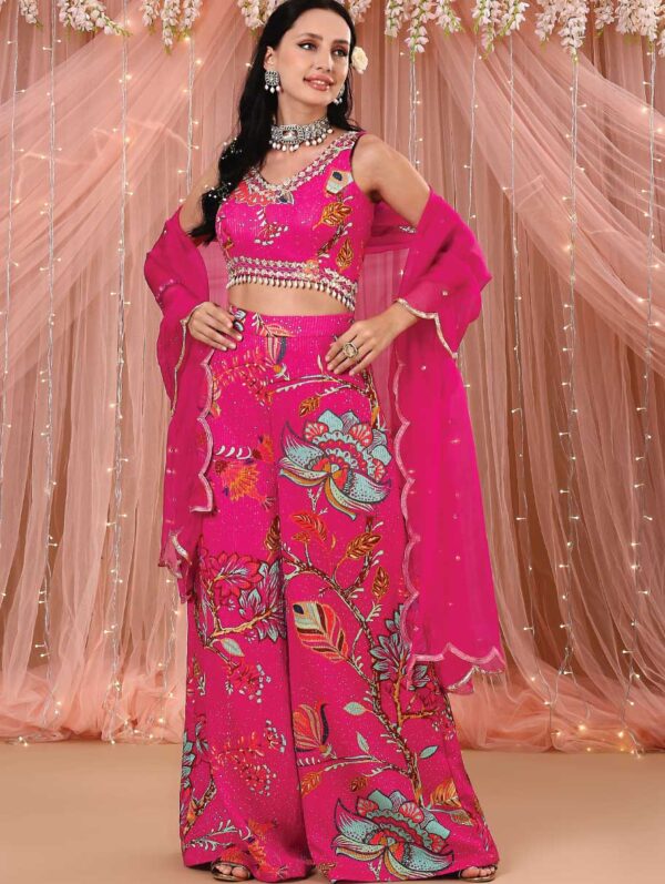 Aayushi Maniar - RANI PINK PLAZZO SET