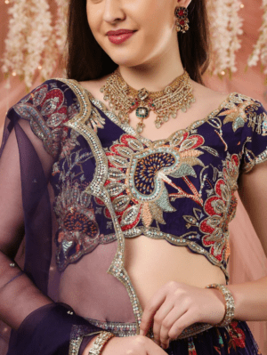 Aayushi Maniar - LEHENGA BLOUSE SET WITH A DUPATTA - Image 3