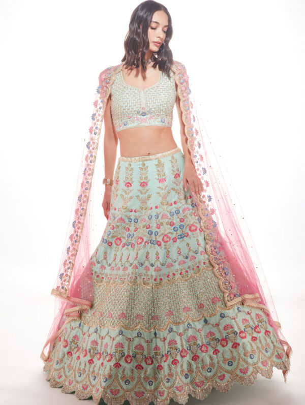 Chamee & Palak - Mint green sania