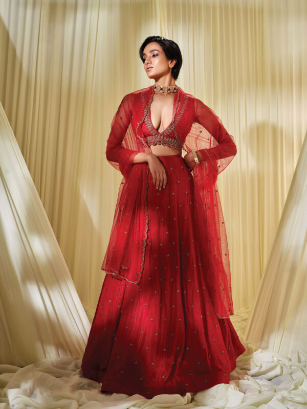 Disha Muchhala - RED LEHENGA SET