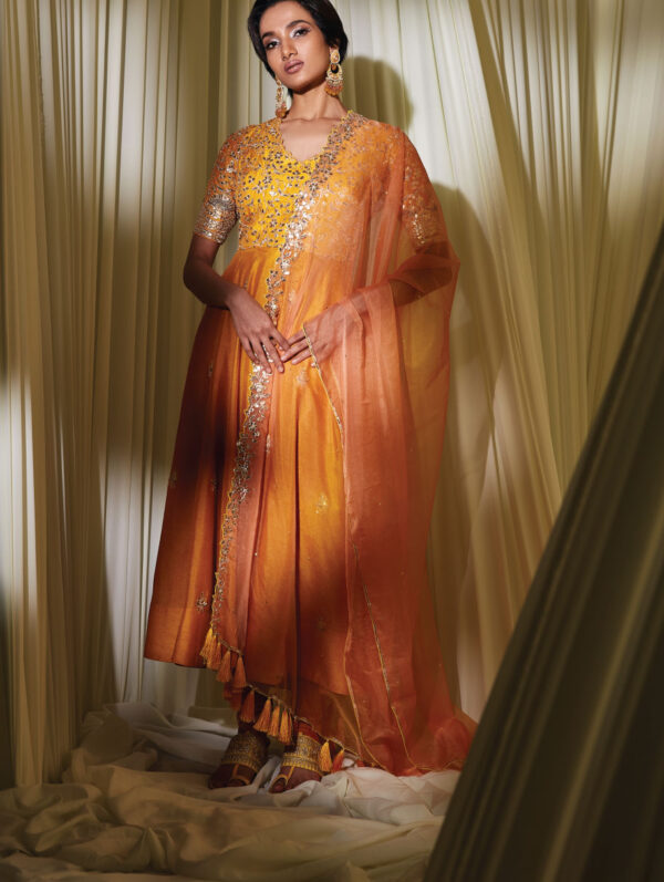Disha Muchhala - MUSTARD ANARKALI SET