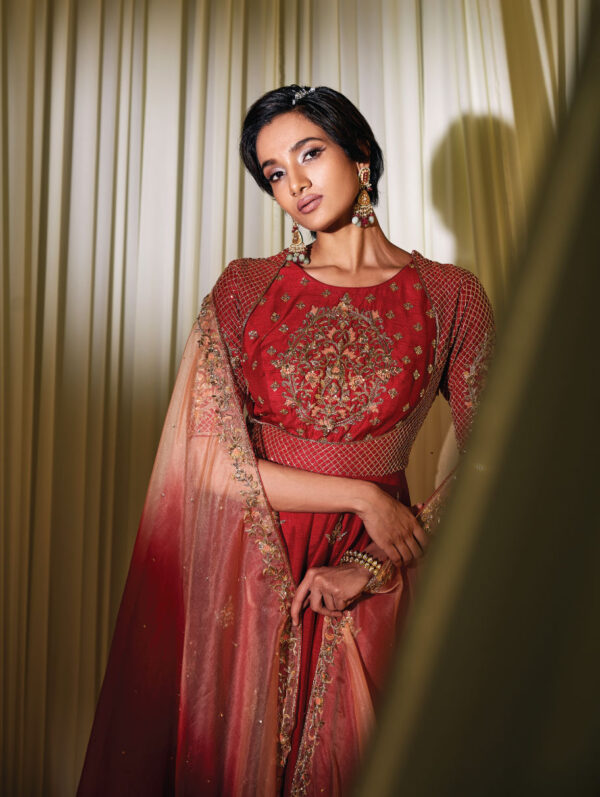 Disha Muchhala - RED ANARKALI SET