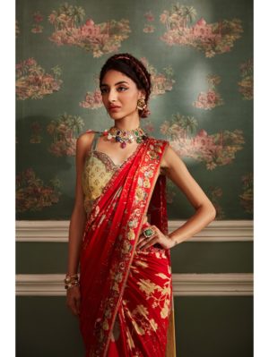 KALISTA – REHMAT PRE-DRAPED SAREE - Image 4