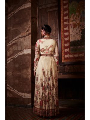 KALISTA – TAHIRA ANARKALI GOWN Ivory - Image 4