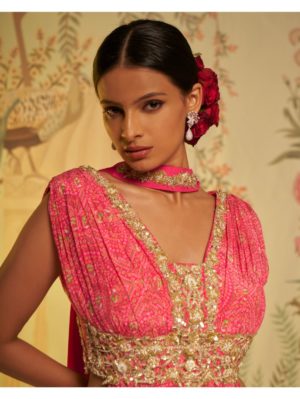 Aayushi Maniar- RANI BHANDHINI ANARKALI LEHENGA - Image 4