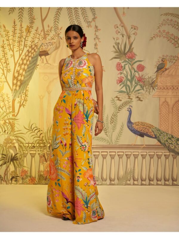 Aayushi Maniar- AMBER FLORAL JUMPSUIT