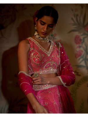 Aayushi Maniar- RANI TIERED LEHENGA - Image 4
