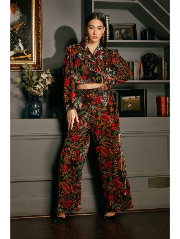Priyanka Jain - Velvet Printed Co-ord
