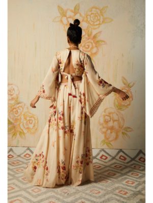 Basil Leaf- Beige pant set - Image 4