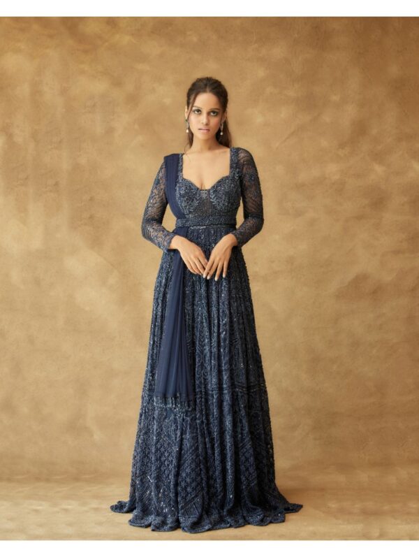 Pritika Vora - Midnight Blue Anarkali